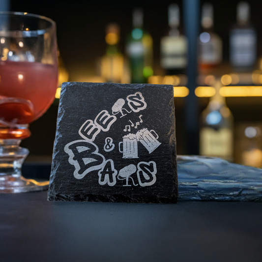 Beers & Bars Deep Slate Coaster | 2 Pack